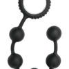 Sinful Anal Beads Silicone - Black