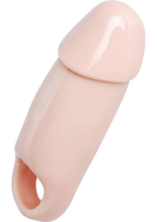 Size Matters Really Ample Wide Penis Enhancer Sheath - Vanilla
