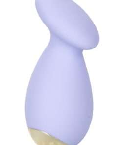 Slay #EnticeMe Rechargeable Silicone Vibrating Mini Wand Massager - Purple