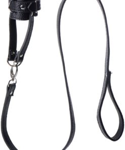 Strict Ball Stretcher With Leash - Black