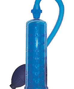 Supersizer II Penis Pump 8in - Blue