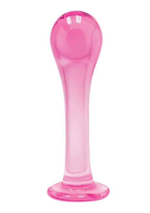 The 9`s - First Glass Droplet Anal and Pussy Stimulator - Pink