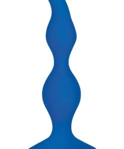 The 9`s - Plug and Play Knight Silicone Butt Plug - Blue