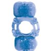 The Best Of Macho Partners Pleasure Ring Vibrating Cock Ring - Blue