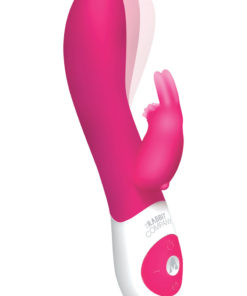 The Come Hither Rabbit Rechargeable Silicone G-Spot Vibrator - Pink