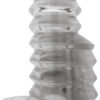 Thick Boy Vibrating Pleasure Sleeve With Turbo Motor Waterproof Clear