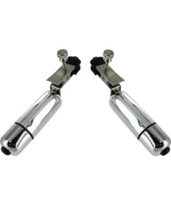 Trinity 4 Men Nipple Clamps with Bullets - Gray