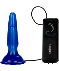 Tush Teaser Vibrating Butt Plug - Blue