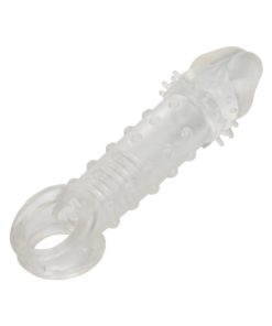 Ultimate Stud Penis Extender With Scrotum Support - Clear