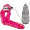 Ultimate Triple Stimulator Vibrating Cock Ring With Remote Control - Pink