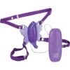 Venus Butterfly II Strap-On With Remote Control - Purple
