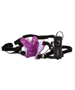 Venus Butterfly Venus Penis Butterfly Strap-On With Remote Control - Pink