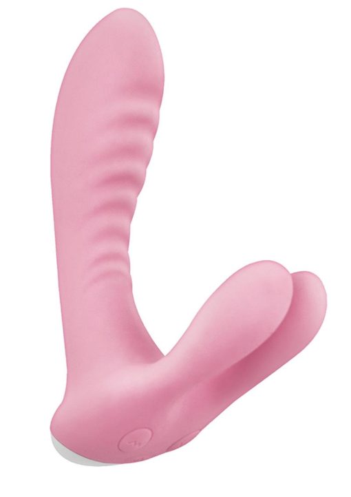 Vibes Of New York Heat Up Bunny Rechargeable Silicone Warming Rabbit Vibrator - Pink