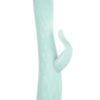 Vibes Of New York Heat Up Rotating Rechargeable Silicone Warming Vibrator - Aqua