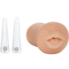 Vivid Raw Hot Ass Mouth Heated Stroker Ivory 6 Inch
