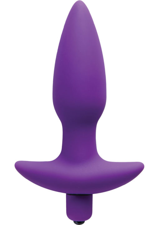 Vogue Aria Vibrating Silicone Anal Plug - Medium - Purple