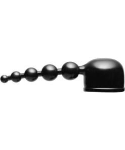 Wand Essentials Bubbling Bliss Beads Of Pleasure Wand Attachment - Black
