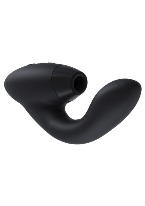 Womanizer Duo Clitoral And G-Spot Rechargeable Silicone Stimulator - Black