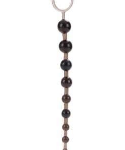 X 10 Anal Beads - Black