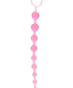 X 10 Anal Beads - Pink