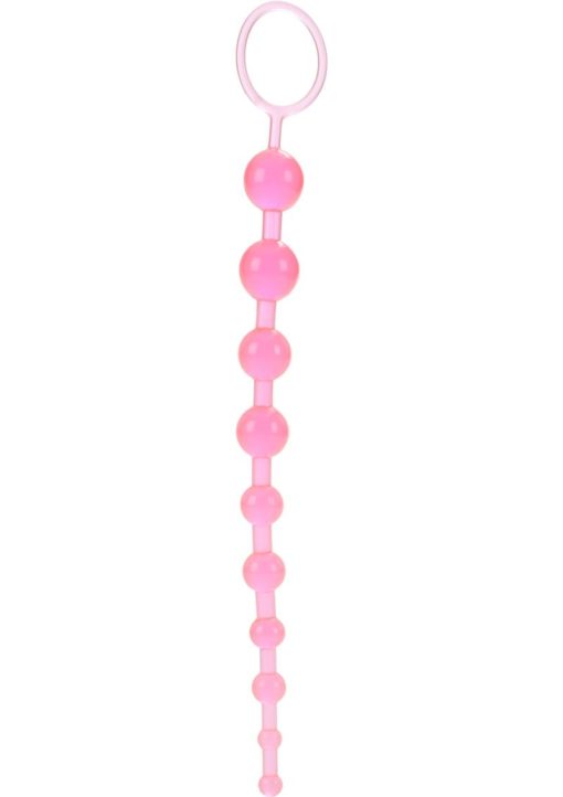 X 10 Anal Beads - Pink