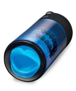 Zolo Blowpro Vibrating Simulator Masturbator With Bullet - Blue/Black