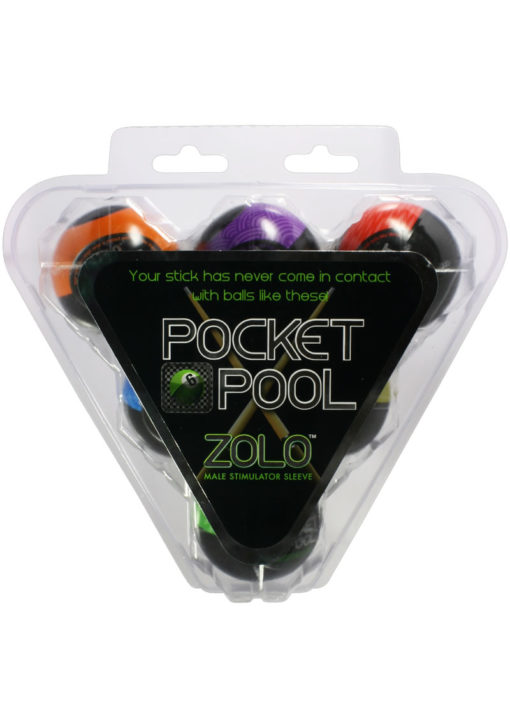 Zolo Pocket Pool Masturbator Sleeves Assoted (6 Pack)