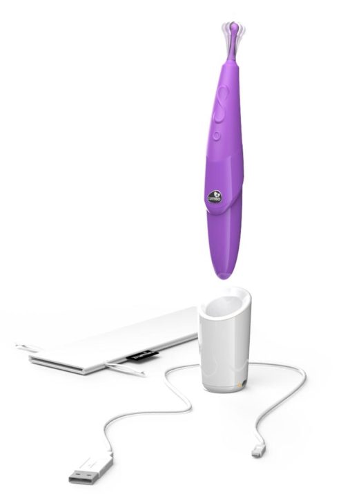 Zumio S - Caress Silicone Rechargeable Clitoral Stimulator - Purple