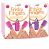Frisky Fingers Silicone Finger Sleeve with Vibrating Bullet - Purple