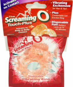 Screaming O Touch Plus Cock Ring Waterproof - Vanilla