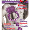 The MachO Ultra Erection Keeper Vibrating Cock Ring - Purple
