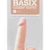 Basix Rubber Works Dong 6in - Vanilla