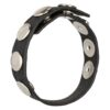 Leather Multi-Snap Cock Ring - Black