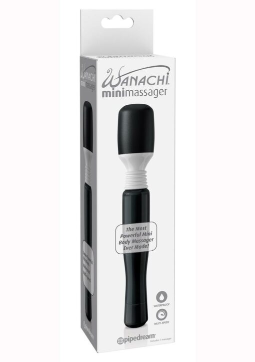 Mini Wanachi Wand Massager - Black