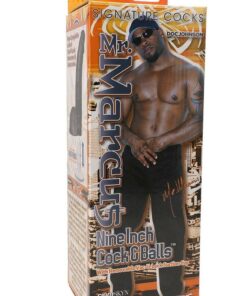 Mr. Marcus R5 Cock and Balls 9in - Chocolate