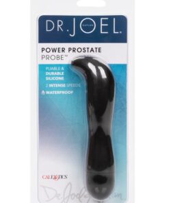 Dr. Joel Kaplan Power Prostate Silicone Probe Vibrating - Black