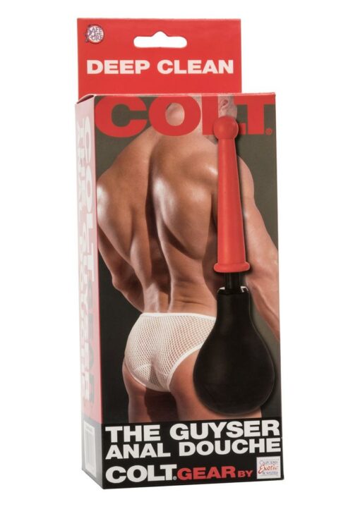 COLT The Guyser Anal Douche - Black and Red