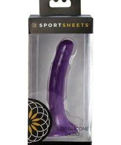Sportsheets Please Silicone Flared Base Dildo - Purple