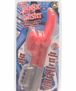 Tongue Twister Vibrator - Pink