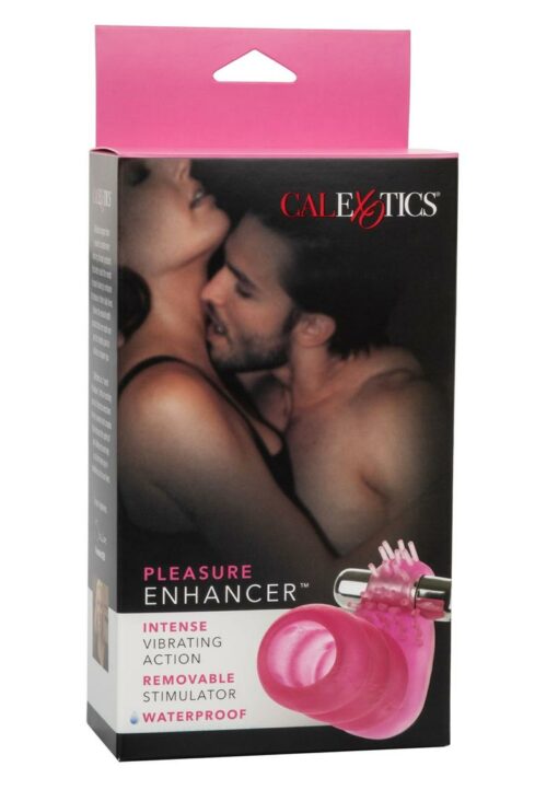 Pleasure Enhancer Cock Ring with Bullet - Pink