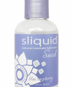 Sliquid Naturals Swirl Water Based Lubricant Blue Raspberry 4.2oz