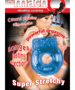 The MachO Vibrating Cock Ring - Blue