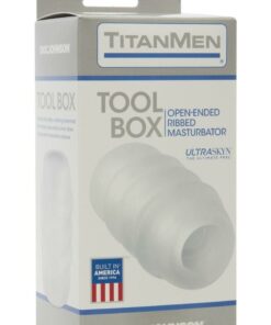 TitanMen Tool Box Ultraskyn Masturbator - Clear