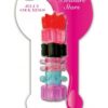 Pleasure Stars Jelly Cock Rings 6 Pack - Assorted Colors