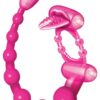 Wet Dreams Xtreme Vibrating Scorpion Silicone Cock Ring Waterproof - Pink Passion