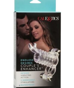 Endless Desires Couples Enhancer with Removable Bullets 4.25in - Clear