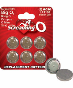 Screaming O Batteries AG10 LR1130 Button Cell 6 Pack