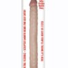 Real Skin All American Whoppers Double Dildo Dildo 13in - Vanilla
