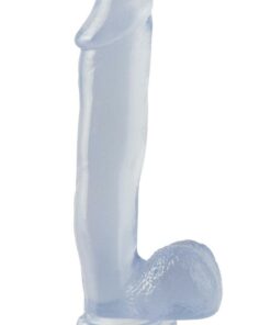 Basix Rubber Works Dong with Suction Cup 12in - Clear