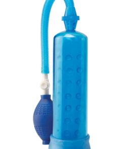Pump Worx Silicone Power Pump Advanced Penis Enlargement System - Blue